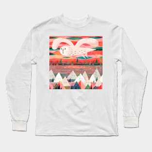 White Owl Long Sleeve T-Shirt